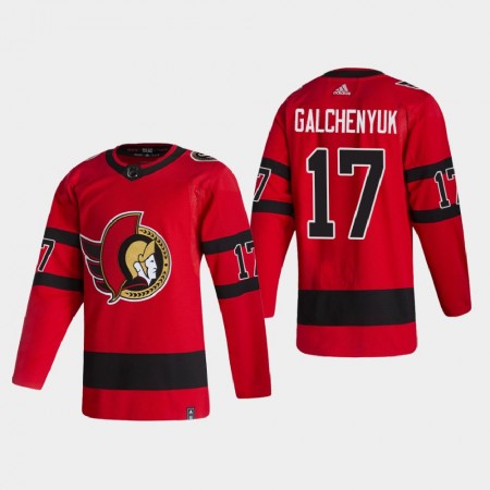 Ottawa Senators Alex Galchenyuk 17 2020-21 Reverse Retro Authentic Shirt - Mannen